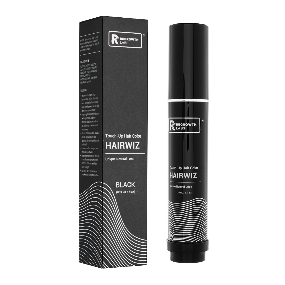 (リグロースラボ)ヘアウィズ・タッチアップヘアカラー(ブラック)20ml 3本