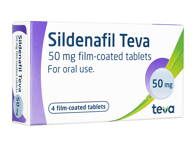(TEVA)シルデナフィル50mg4錠 3箱