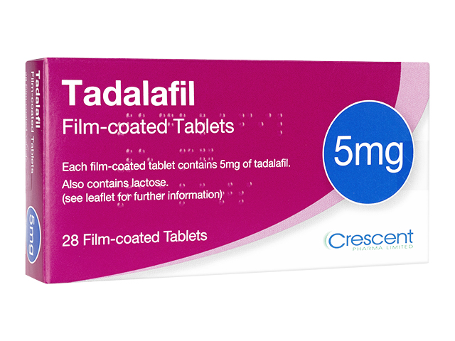 タダラフィル5mg28錠(Crescent) 1箱