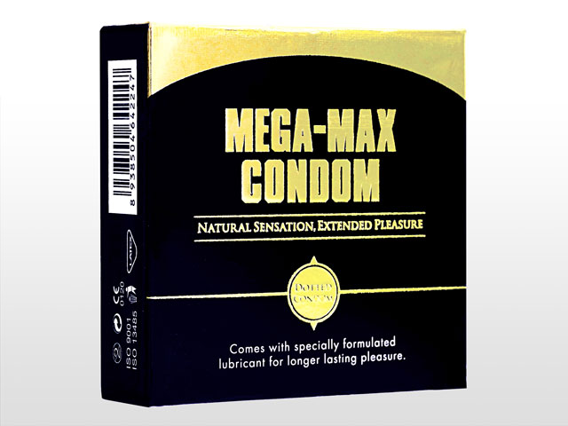 [同梱]メガマックスコンドーム3個[ヤマト便] 3箱