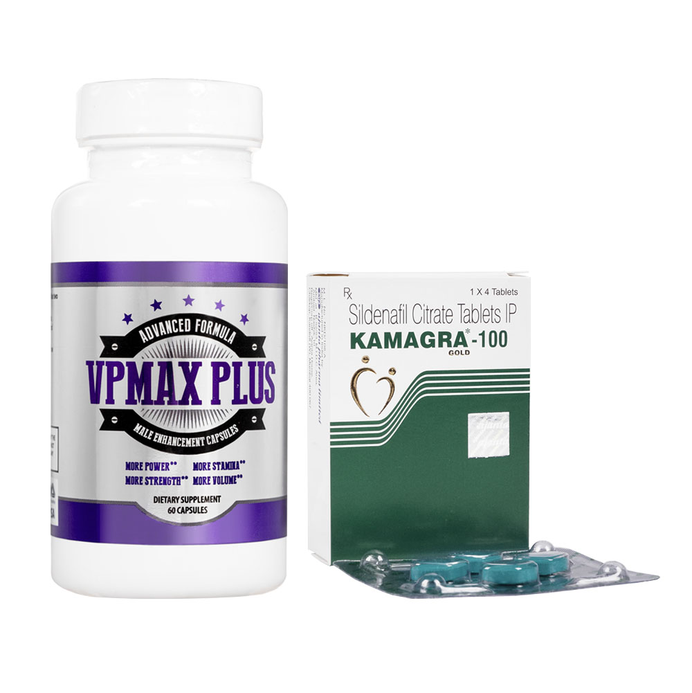 VP-MAXプラス(VpMaxPlus)1本+カマグラ100mg4錠1箱 1セット