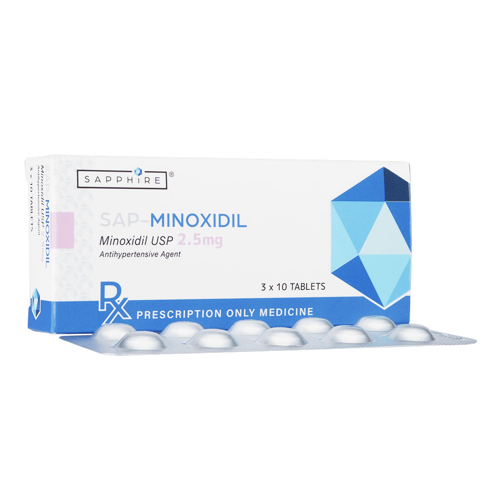 SAP-ミノキシジル2.5mg30錠[ヤマト便] 10箱