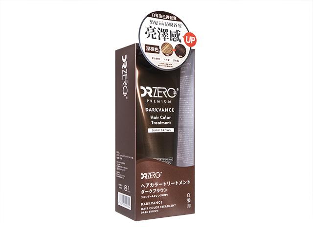 (ドクターゼロ)ダークヴァンス・ヘアカラートリートメント(ダークブラウン)200g[ヤマト便] 2本