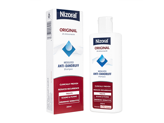 ニゾラールオリジナルメディケイテッドアンチダンドルフシャンプー2%200ml 1本