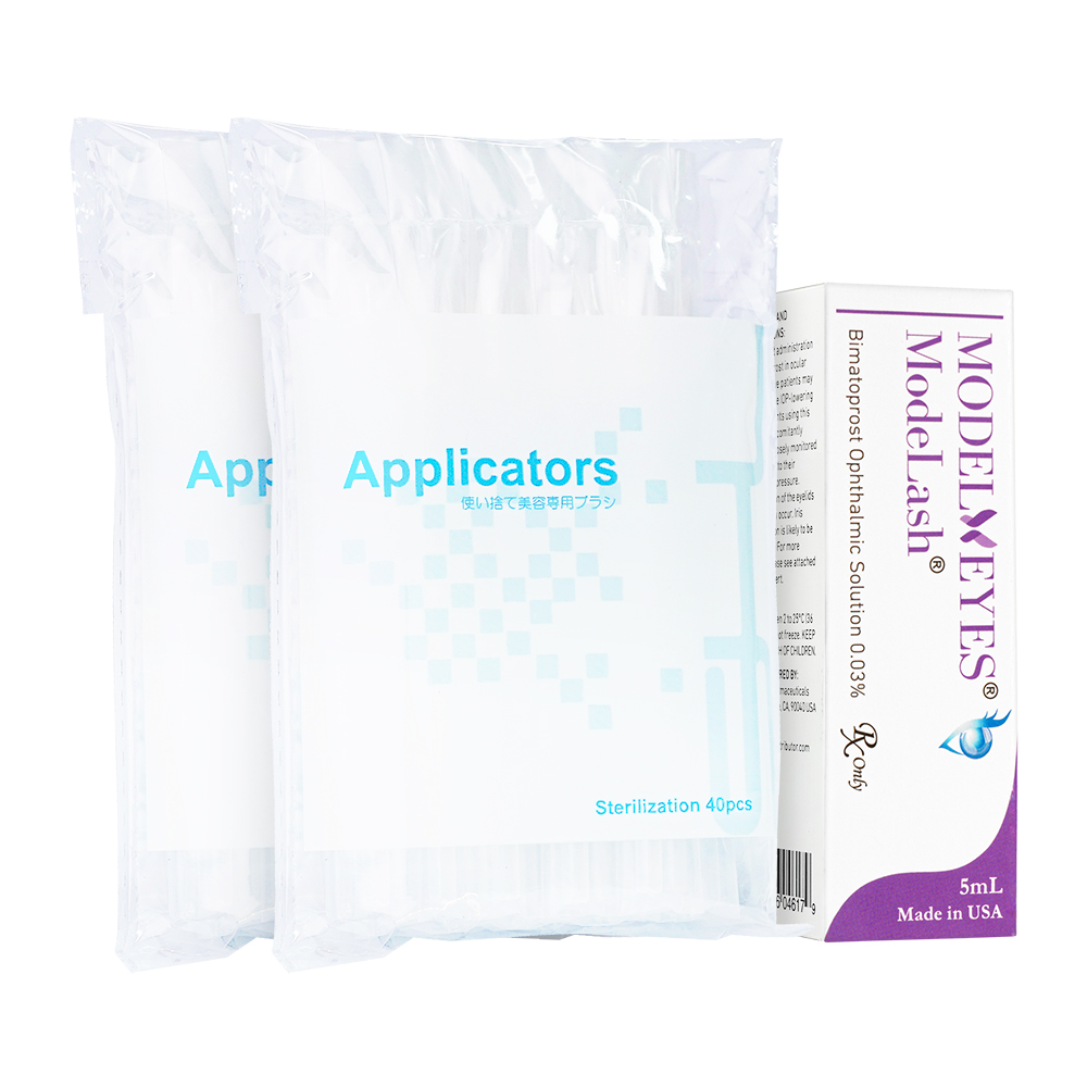 モデルアイズ・モデラッシュ5ml2本+まつ毛用アプリケータ4袋 1セット