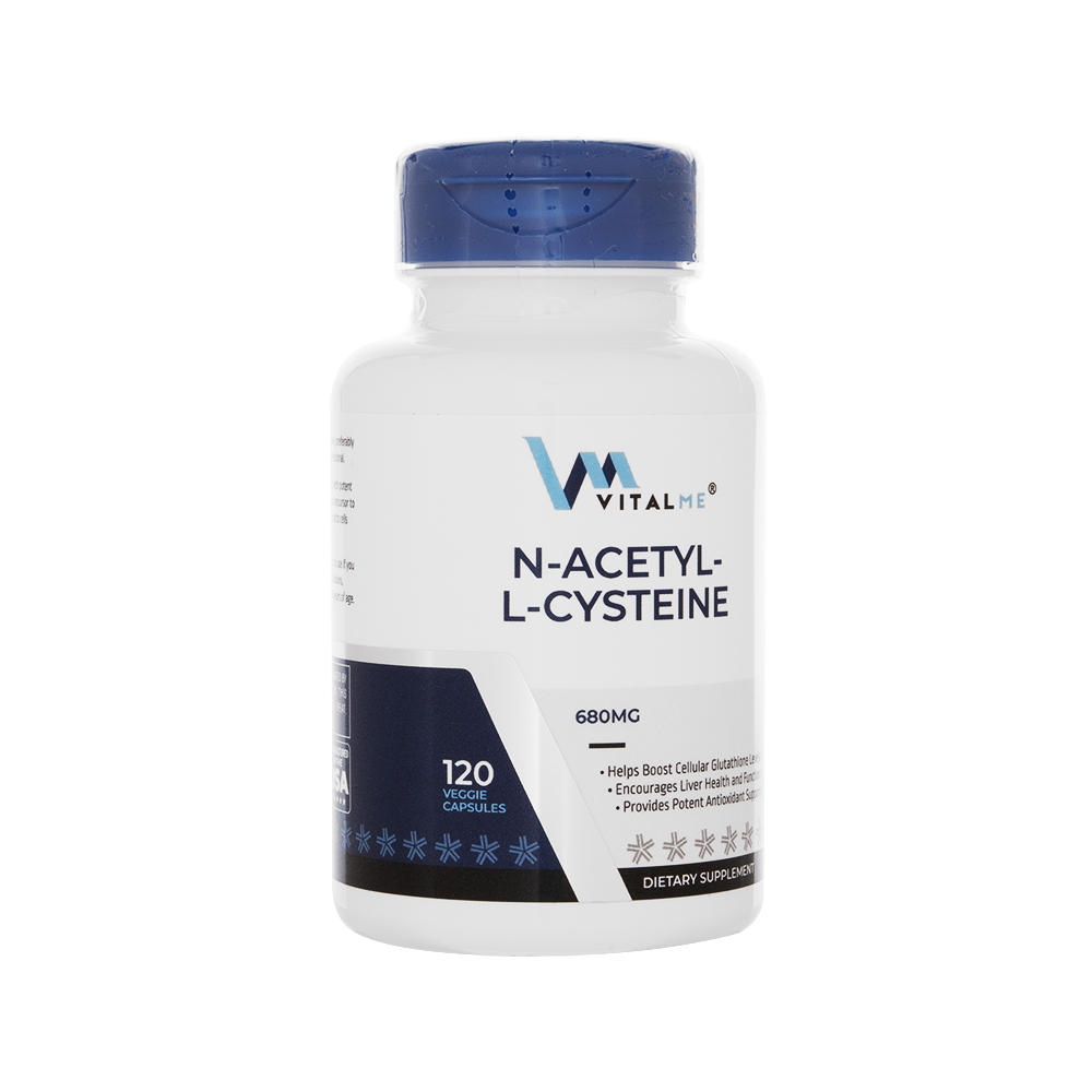 [同梱]N-アセチルL-システイン680mg120錠(バイタルミー)[ヤマト便] 1本