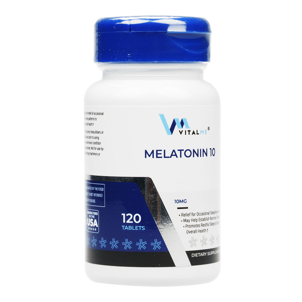 メラトニン10mg120錠(バイタルミー)2本+1本Free[計3本] 1セット