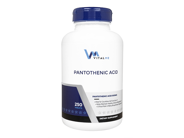 パントテン酸500mg250錠(バイタルミー)[ヤマト便] 1本